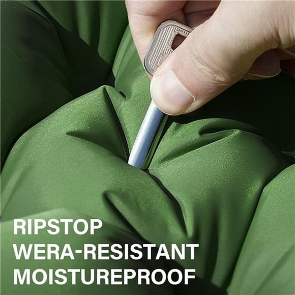 Double Camping Sleeping Pad,Inflatable Camping Pad Foot Press Ultralight 2Person - Picture 3 of 7